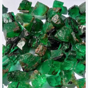 Green Rough Emerald from Zambia10,000 per Carat